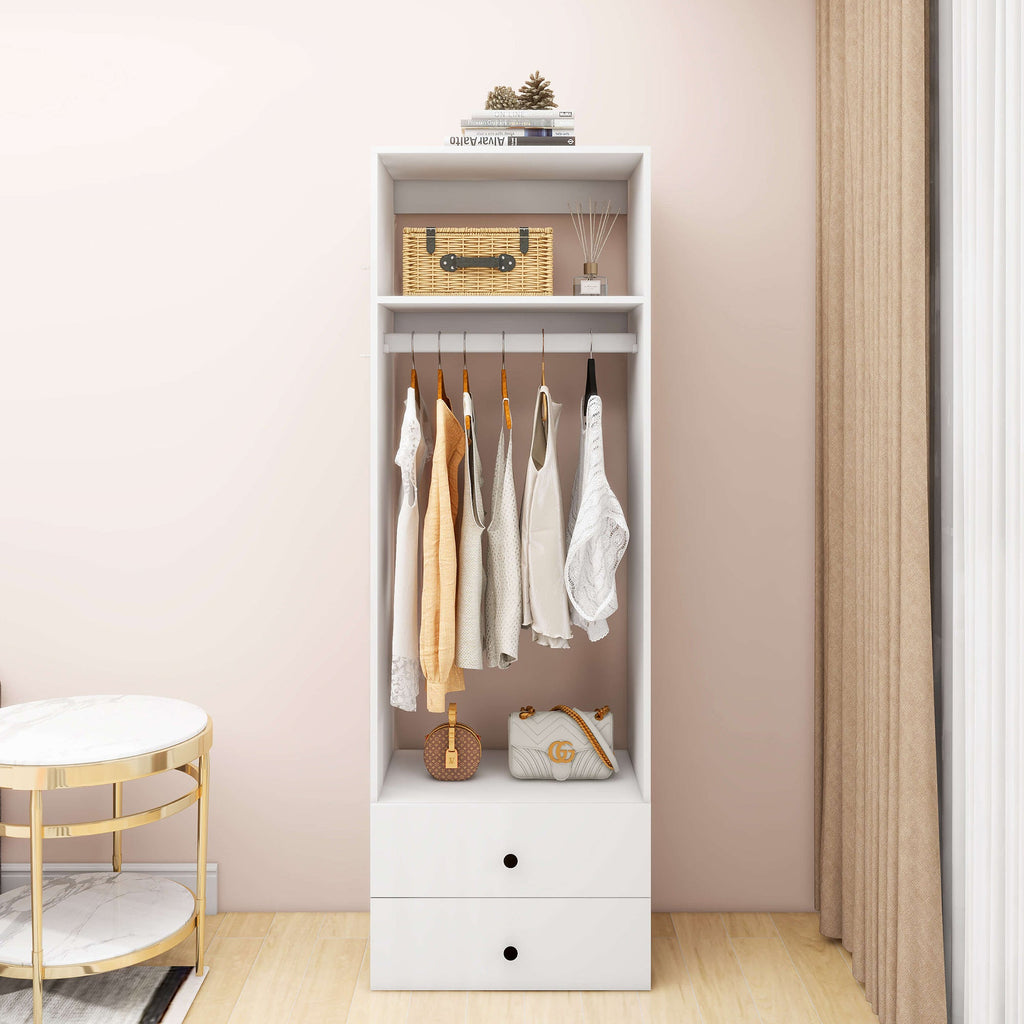 Modular Wooden Closet Organizer System