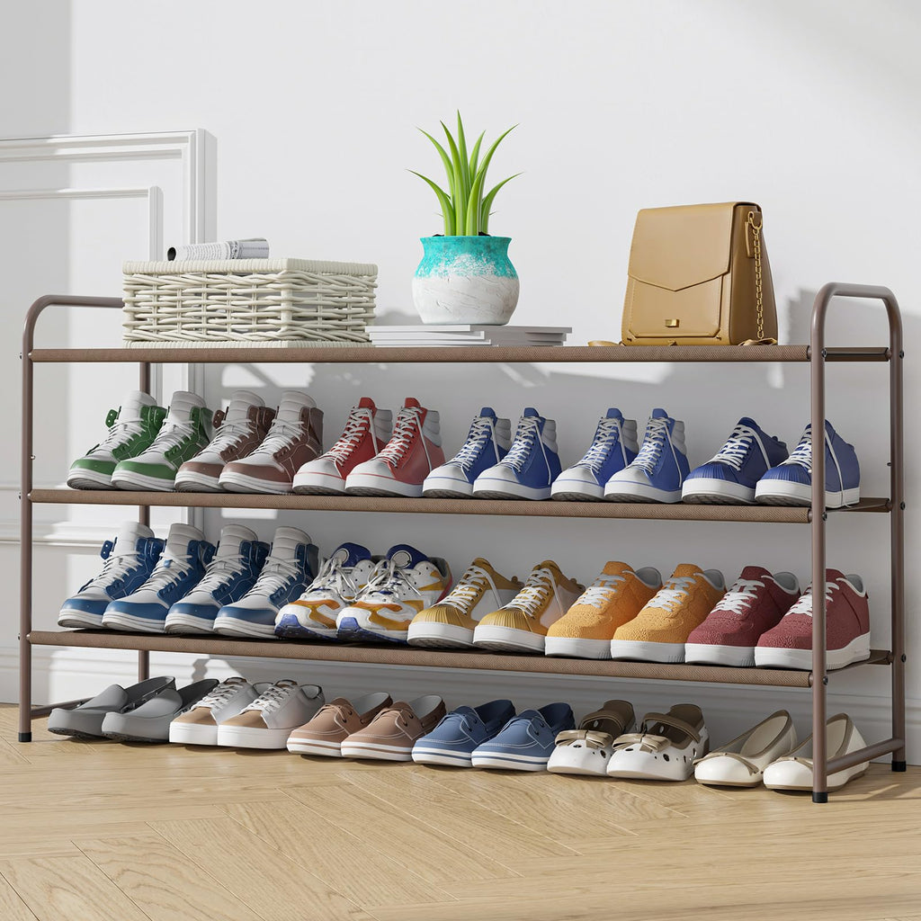 Stackable Shoe Rack for Closet & Entryway