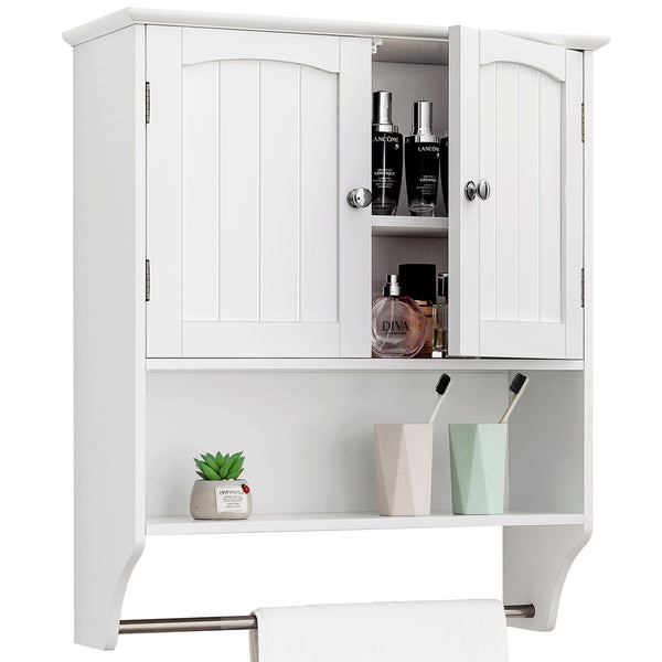 Wall-Mounted Bathroom Cabinet with Doors