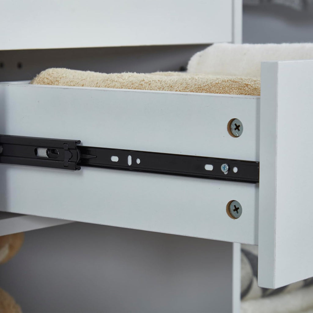 Walk-In Closet Organizer System with Drawers