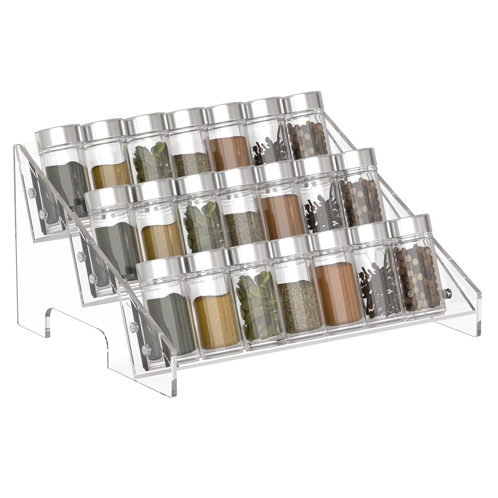 3-Tier Acrylic Spice Rack Organizer