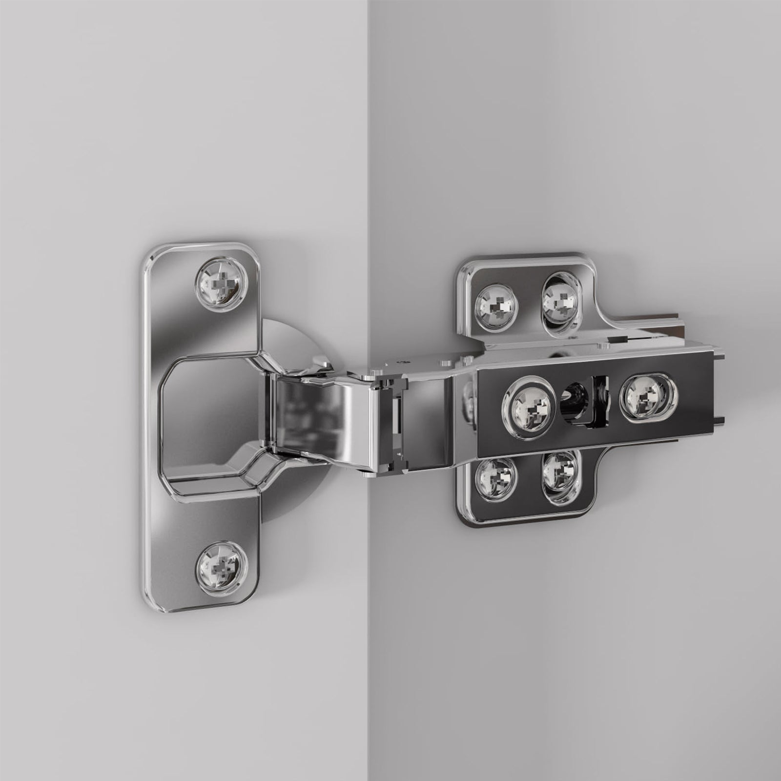 Wall-Mounted Closet System with Doors
