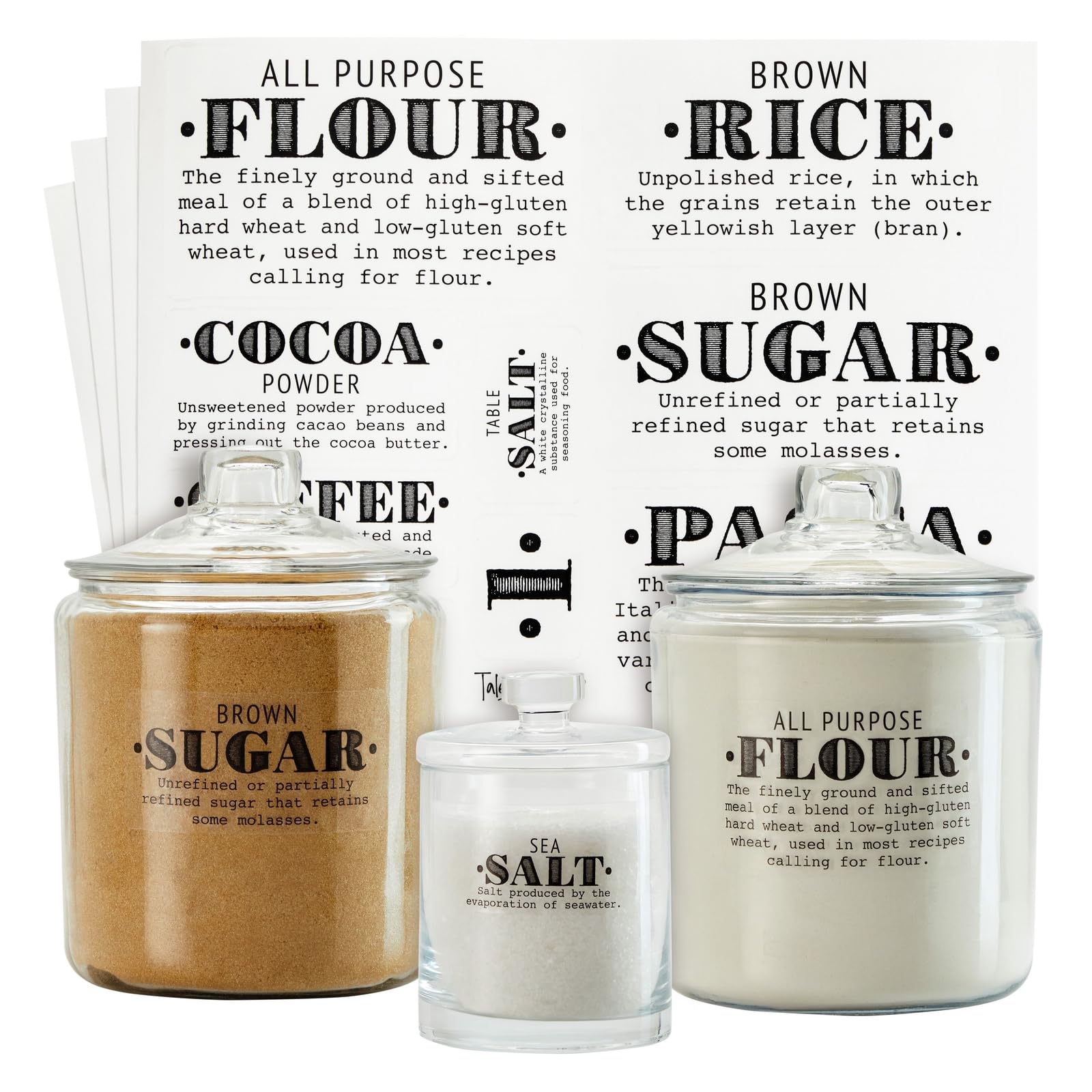Preprinted Pantry Labels (36 Pack)